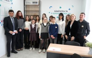 Un cabinet medical modern, inaugurat la Liceul Teoretic „Alexei Mateevici” din Dondușeni
